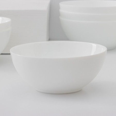 A set of bowls Luminarc Everyday, D = 18 cm, glass ceramic, 6 pcs, white color-1