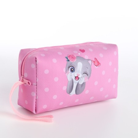 Lightning cosmetic bag, pink color
