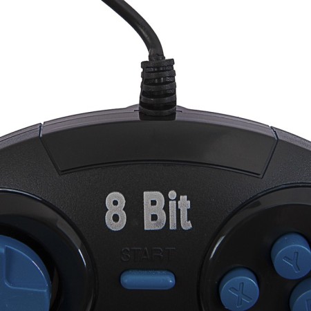 Gampad for Dendy 8-bit, 9pin (narrow connector), black-7