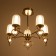 Causteen with FDD "Lamur" 5XLED 50W 3000-6000K gold 55.5x55x80 cm
