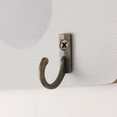 Decorative wood hooks "Abstraction. Flower in a vase" 1.5x23.5x12.5 cm-4