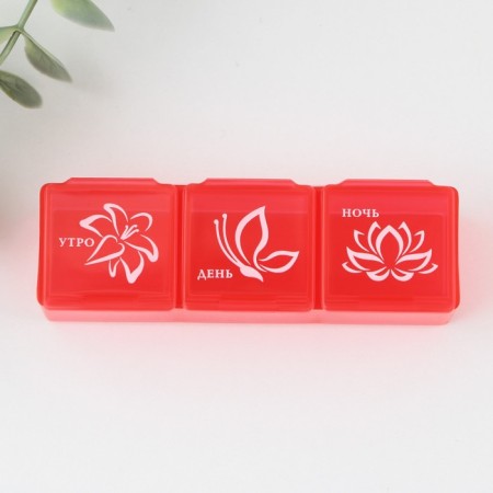 Tabert’s Twellet “Tenderness”, 3 sections, red, 7.3 x 1.5 cm-3