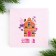 Gift New Year's Set "Warm Moments" Notepad 90x90 and Plastic pen