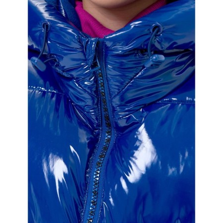 Coat for girls, height 152 cm, blue color-1
