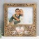 Photo frame plastic 25x20 cm "Love forever" aged gold 30.5x31 cm