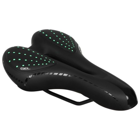 Dream Bike saddle, sport-composter, green color-1