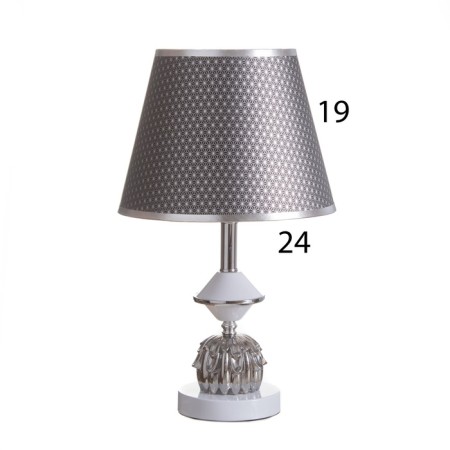 Table lamp "Yana" 1x40W E27 1x5W LED white/smoky 25x25x41cm-5