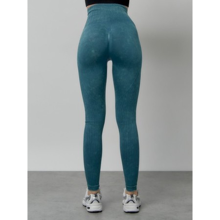 Femic fitness legins, size 42, turquoise color-5