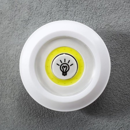 Nightlight with PDU 16042/1 LED from batteries 3AAA White 9x9x2 cm Risalux-1