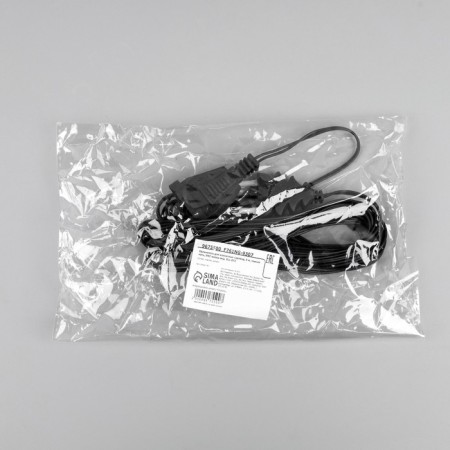 Extension cord for indoor garlands, 5 m, dark thread, UMS-Vilka-5
