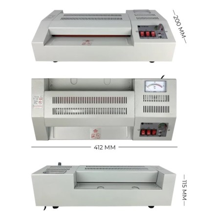 Laminator A4 60-250 μm, 4 shafts, speed 62 cm/min, Geleos "LM_A4P"-2