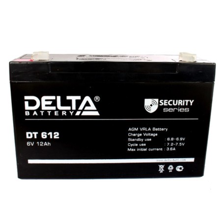 Battery Delta DT 612 (6V / 12AH)