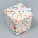 Bonbonnier box, gift packaging, “watercolor flowers”, 7.5 x 8 x 7.5 cm