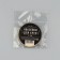 A set of paper stickers for cans "for cereals", 20 pcs, black, 6 x 6 cm
