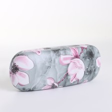 Case for glasses on the cracker, length 16 cm, color gray