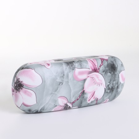 Case for glasses on the cracker, length 16 cm, color gray