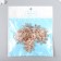 Decor for creativity plastic, rhinestones "Golden chamomile" set of 12 pcs 3x3 cm