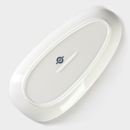 Porcelain Oval Magistro Mediterana, 33.5 × 17cm, beige color-3