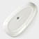 Porcelain Oval Magistro Mediterana, 33.5 × 17cm, beige color