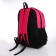 School backpack, 2 lightning departments, 3 pockets, black/pink color