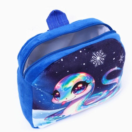 New Year's children's backpack "Snake", 24x24 cm, for the New Year-5