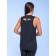 T -shirt sports female, size XL, black color