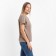 T-shirt female, brown color, size 44-46 (l)