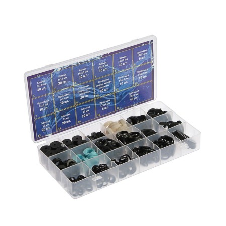 A set of gaskets Masterprof, for the mixer and household plumbing "Plumber-3", 343 pcs.