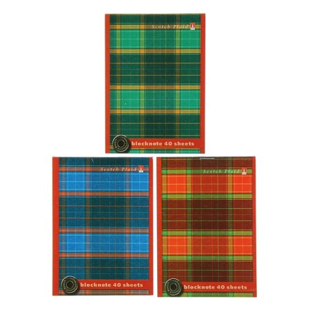 Notepad A6, 40 sheets on the board "Scotch", mix
