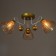 Linda chandelier 3x60W E27 white/gold 60x60x23cm