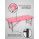 Cosmetological couch Basic SV, size 180 × 60 × 72 cm, pink color