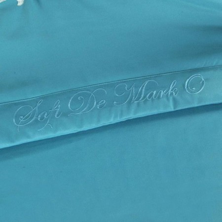 A set with a blanket Duet "Isis", size 230x250 cm, 160x220 cm - 2 pcs, 50x70 cm - 2 pcs, color sea wave-4