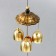 Wind Music Metal "Ganesha in the lotus" 6 bells 65 cm