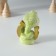 Polystone souvenir "Green cobra on horseshoe" 5x3.5x7.5 cm