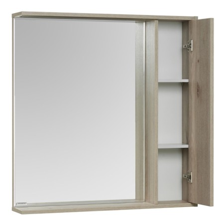 Aquaton Stone Carder Mirror, 80 cm, pine color Arlington-1