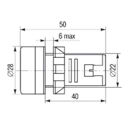 LED matrix AD22-230 in yellow-4