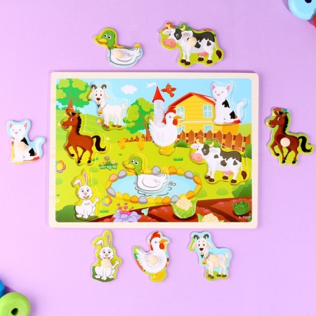 Frame-lodge "Animals on the farm"-2