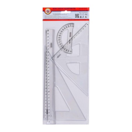 Geometric large kit KOH-I-NOOR, transparent-1