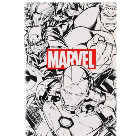 Notepad A6 on a paper clip, 32 sheets, Marvel, Avengers-3