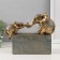 Souvenir "Elephant with a baby on a rectangle with patterns" bronze with a patina 22.5x6.5x17.5 cm