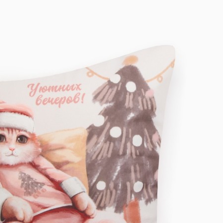 Case on the pillow of Ethel "Cozy Evenings", 40*40 cm, 100 p/e, velor-3