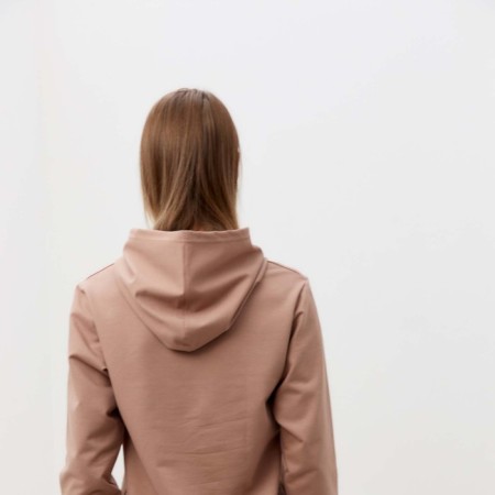 Female sweatshirt, beige color, size 48-3