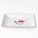 Porcelain Serving Dolyana dish "Festive commotion. Gnome bim ”, d = 20.5 cm, white color