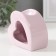 Aroma lamp ceramics "Heart" Lilac 9x4.8x8 cm