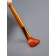Set of makeup brushes, 6 objects, golden color