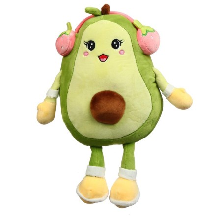 Soft toy "Avocado in headphones"