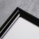 Photo frame Plastic Gallery 20x30 cm, 277 black (plastic screen)