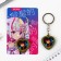 A keychain for keys with a place under the photo "Anime", 8 x 3 cm