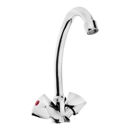 Kitchen mixer Zein Z80103, two-welfare, Cran-boux brass 1/2 ", without eyeliner, chrome-4