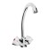Kitchen mixer Zein Z80103, two-welfare, Cran-boux brass 1/2 ", without eyeliner, chrome